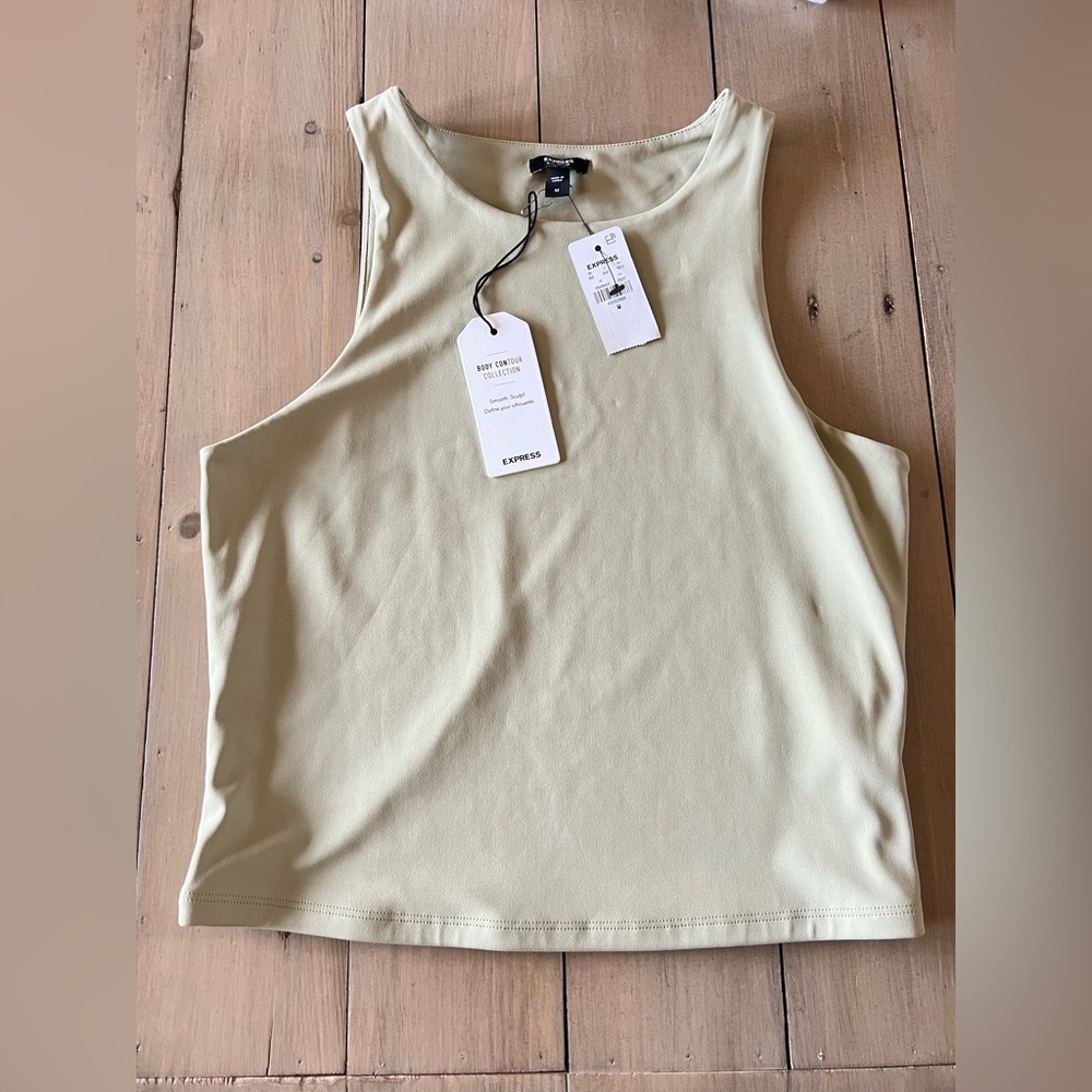 Women's Express Sage Body Contour Tank Top